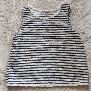 SO CUTE GREEN ENVELOPE SUMMER SHIRT WHITE WITH NAVY STRIPE